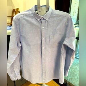 Johnston & Murphy Men’s Size L Button Down Shirt in Blue